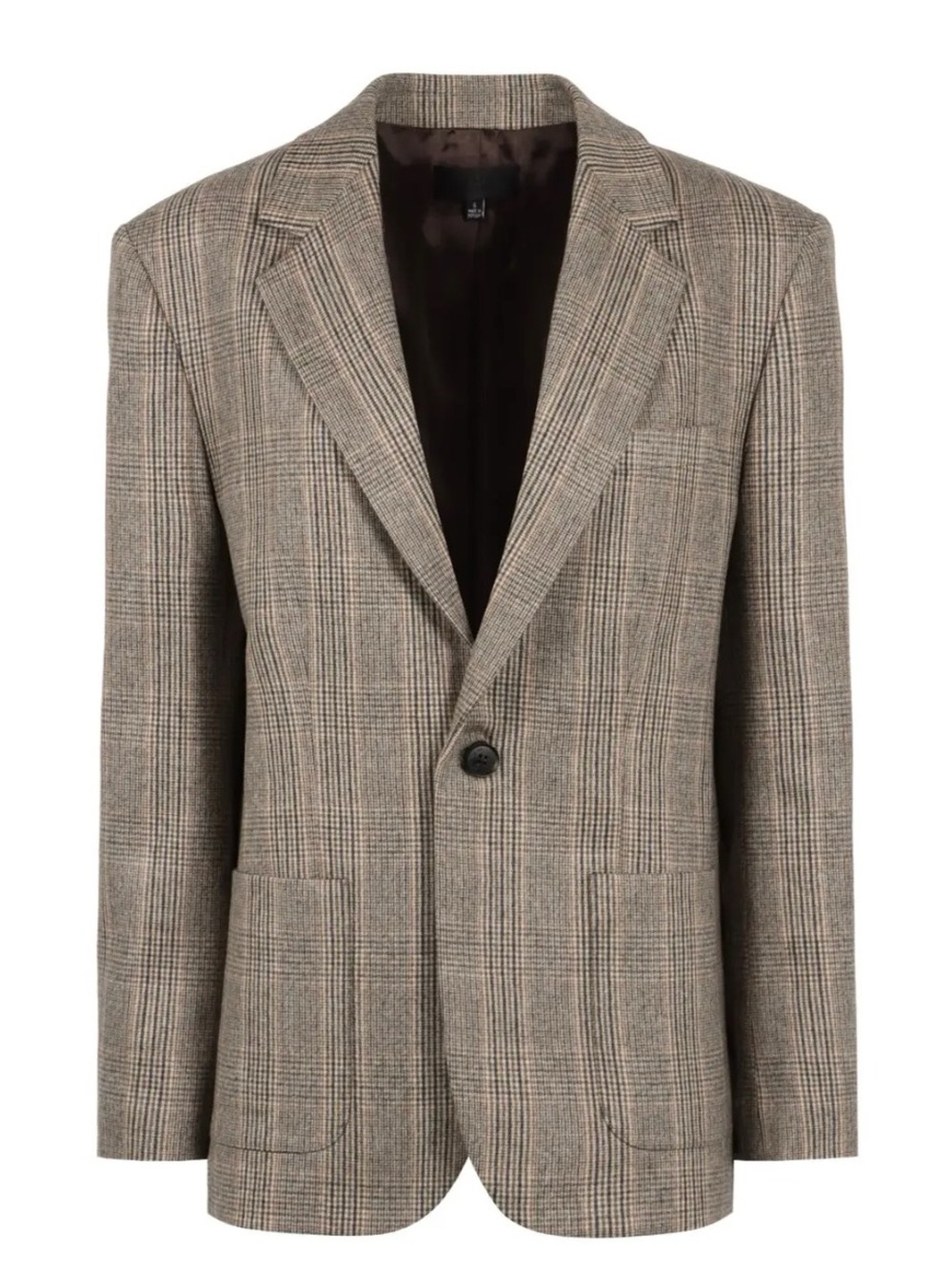 Nili Lotan Diane Glen Plaid Single-Button Blazer Size 4 NWOT